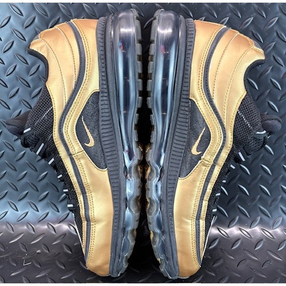 Nike Air Max 24/7 Metallic Gold Black 397252-015 Mens sneakers size 9 - Picture 6 of 8